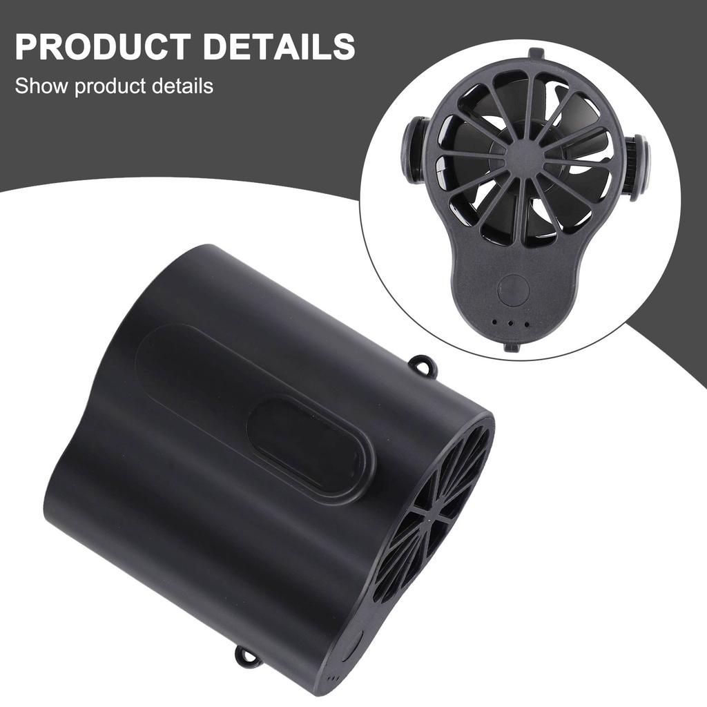 Outdoor Waist Fan Leafless Hanging Neck Fan 2000mAh Battery ABS Material Buckle On Waist Or Belt High-quality Materials