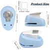 Stamp Shaped Paper Punch, Portable Hole Puncher for Crafts, Scrapbooking Supplies, DIY Card Making & Paper Crafting Tool