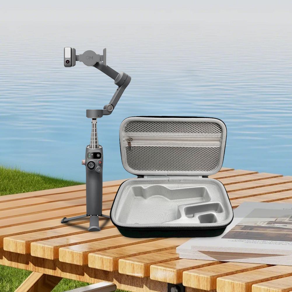 Camera PU Carry Case Waterproof Shockproof Protective Hard Case Camera Storage Handbag Smartphone Gimbal Stabilizer Accessories