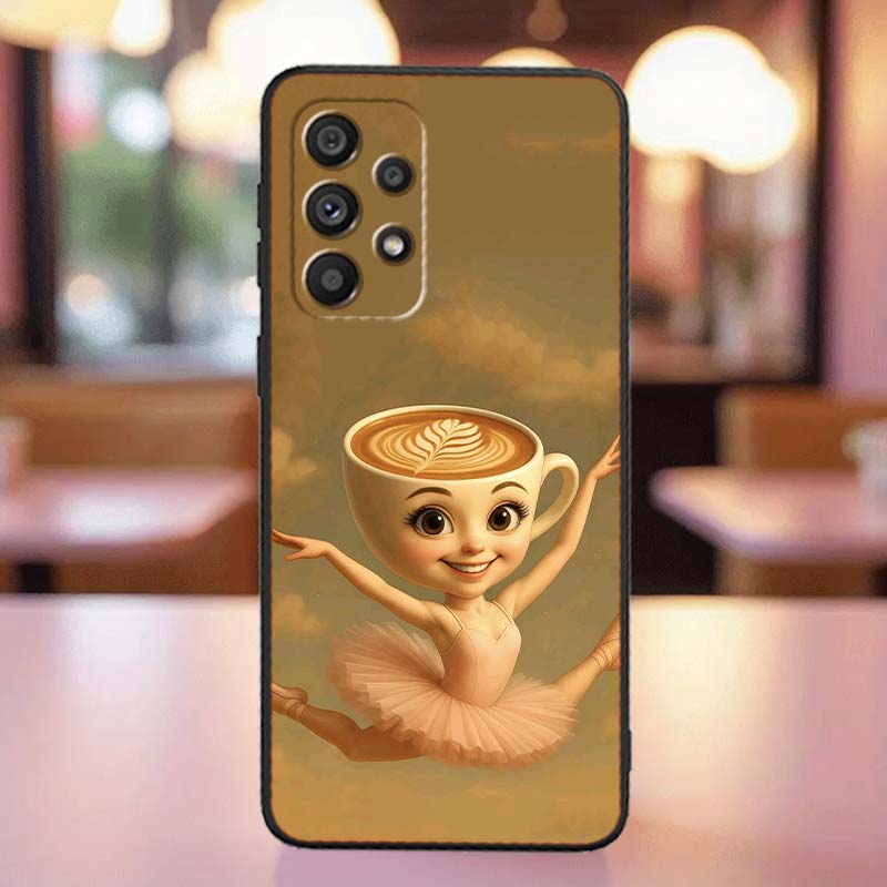 Tung Tung Tung Sahur Pattern Case For Samsung A41 A35 A34 A33 A32 A25 A24 A23 A21s A06 A05 A04 A03 Note 10 20 Ultra 5G Black
