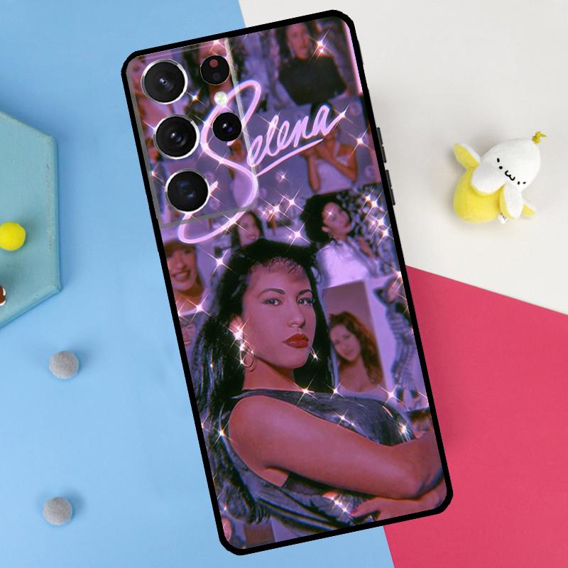 Selena Quintanilla Back Case For Samsung Galaxy S25 S24 S22 S23 Ultra Plus S20 S21 FE S9 S10 S24 FE Soft Cover
