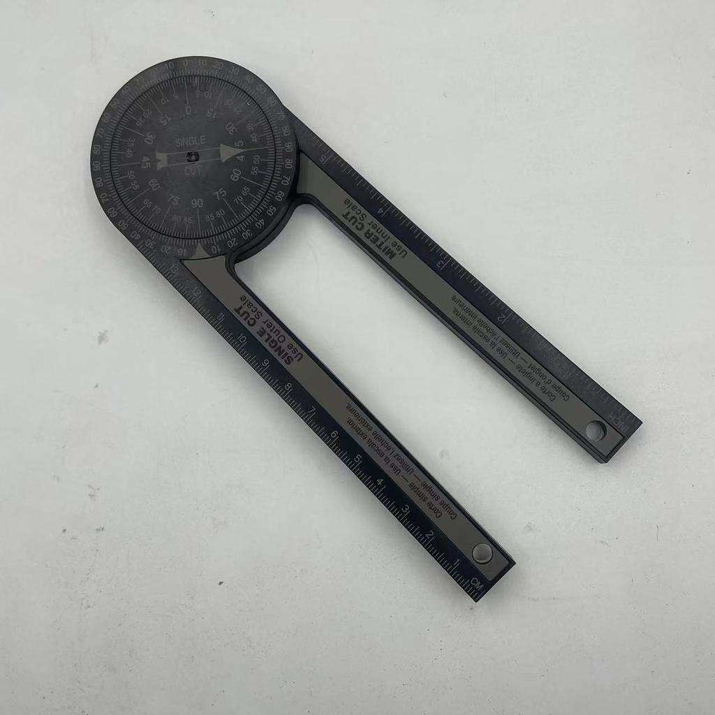 Industrial Grade 360 Horizontal Angle Gauge Protractor for Woodworking & Router Tools Miter Saw & Drill Locator