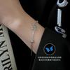 Leuchtendes Schmetterlingsarmband Sterling Verstellbarer Charm Schmuck Damen Mädchen Romantisches Geschenk