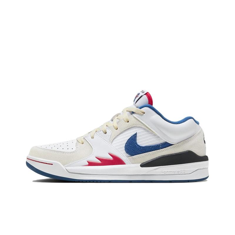 Jordan Stadium 90 Leather Comfortable Non-Slip Wear-Resistant Low-Top Sneakers Unisex Sneakers White FV8116-141