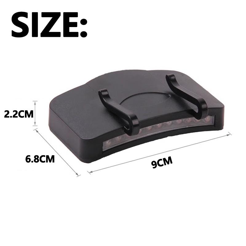 11 LED Baseball Cap Hat Clip-ON Lamp Light Super Bright Fishing Headlamp Cap Hat Torch Head Light Lamp Camping Hunting Light