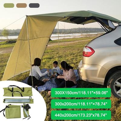Automobile Rooftop Rain Canopy Car Shelter Shade Camping  Side Car Roof Top Tent Waterproof Awning UV  Portable Camping Tent