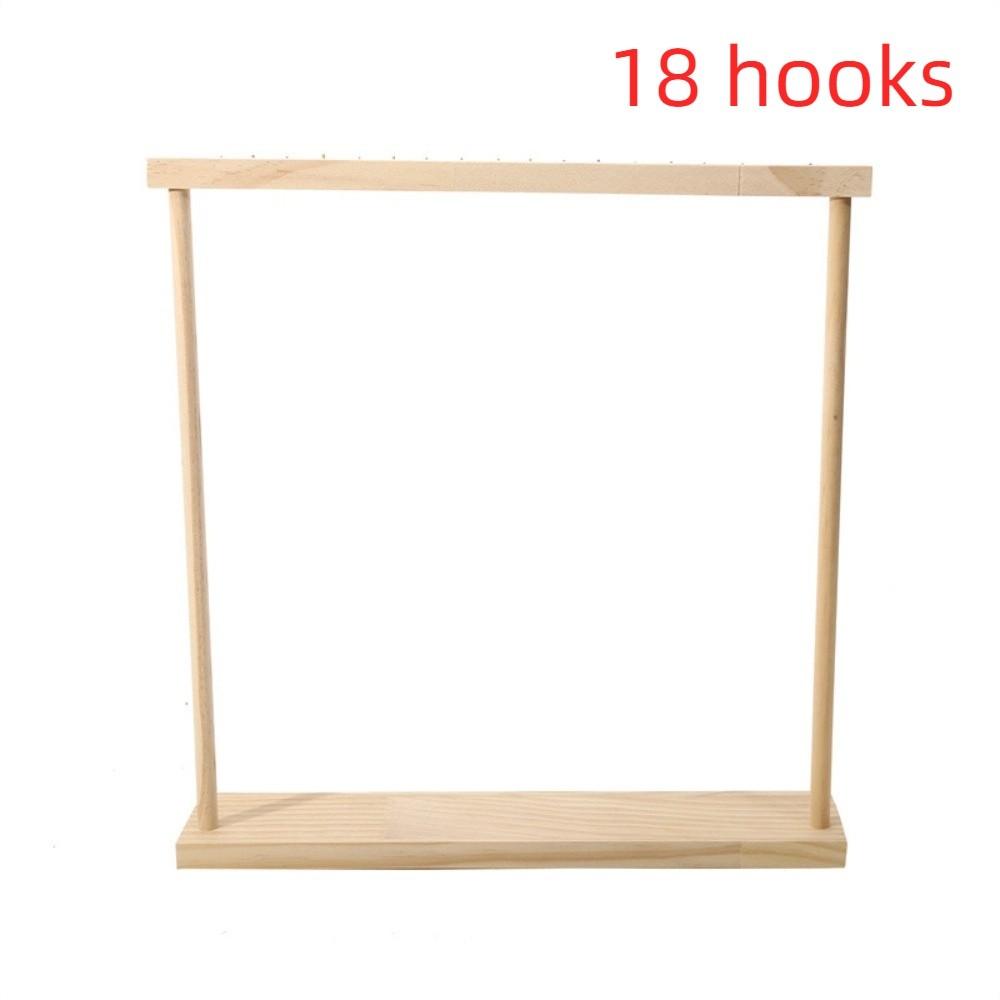 Exquisite Necklace Hanging Rack 12 /18 Hook Jewelry Jewelry Holder Simple Wood Necklace Stand  Home