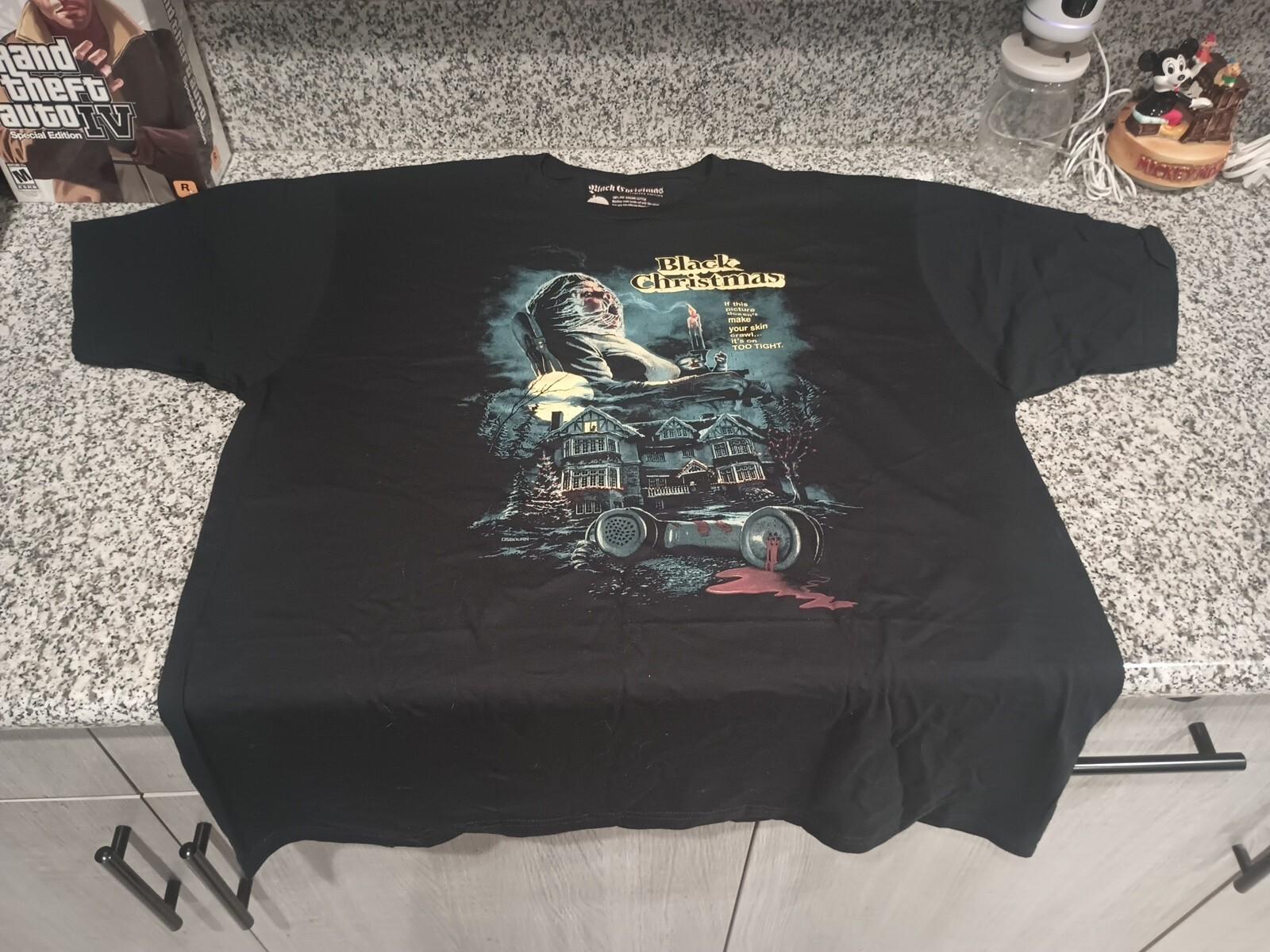 Black Christmas Limited Edition Horror Movie Shirt Fright Rags XXXXL