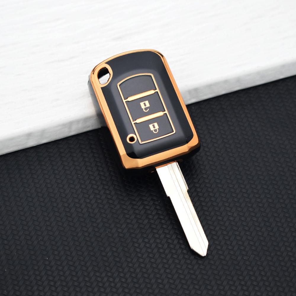 

TPU Remote Car Key Fob Case Cover Chain for Mitsubishi Eclipse CROSS Outlander SPORT Mirage G4 Lancer 2/3 Buttons Key Fob Holder