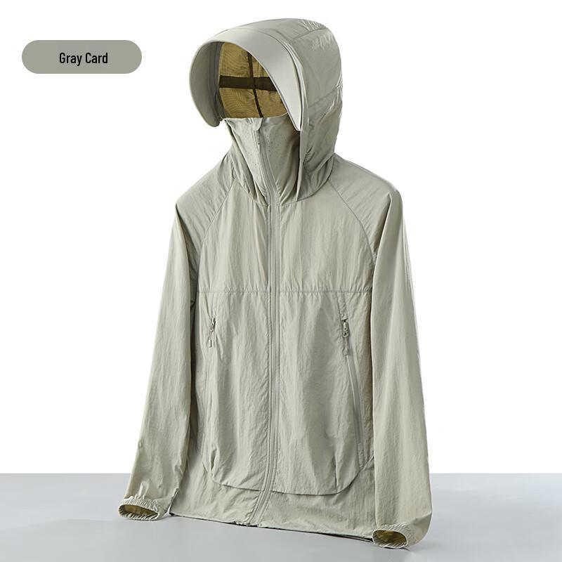 Unisex UPF50+ Hooded Sun Protection Jacket