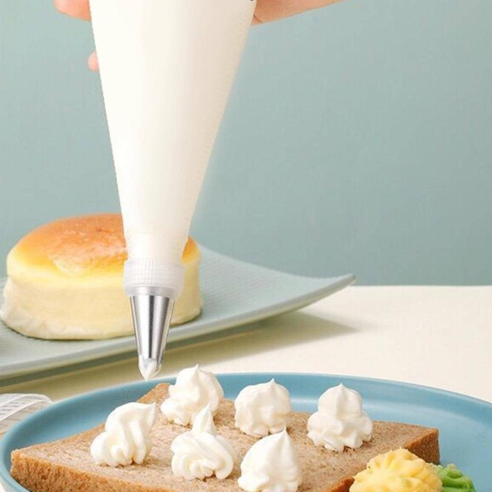 100 Stück Einweg-Spritzbeutel Icing Spritzbeutel Kuchencreme Dekorierbeutel für Kekse Kuchen Cupcakes Backen