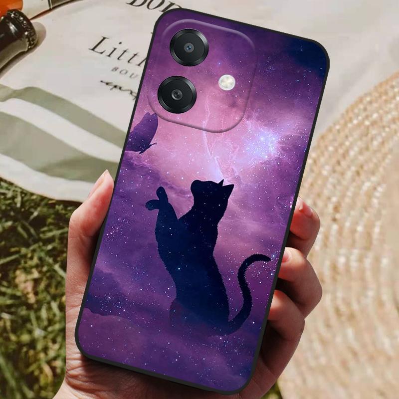 Para OPPO A3 A3x Funda Lujosa Cubierta Trasera de Silicona Funda de Teléfono para OPPO A3x 4G 5G Fundas A 3 3x Parachoques Suaves Coque A60 5G Lindas Capas