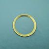 1Pc 3D Aluminum Car Steering Wheel Front Rear Black Emblem Badge Surrounding Ring Sticker for 45mm Logo/74mm Logo/82mm Logo