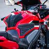 New Motorcycle Accessories Black For HONDA CBR650R CBR 650R CB650R CB 650 R Fuel Tank Pads Middle Stickers Protector Decal