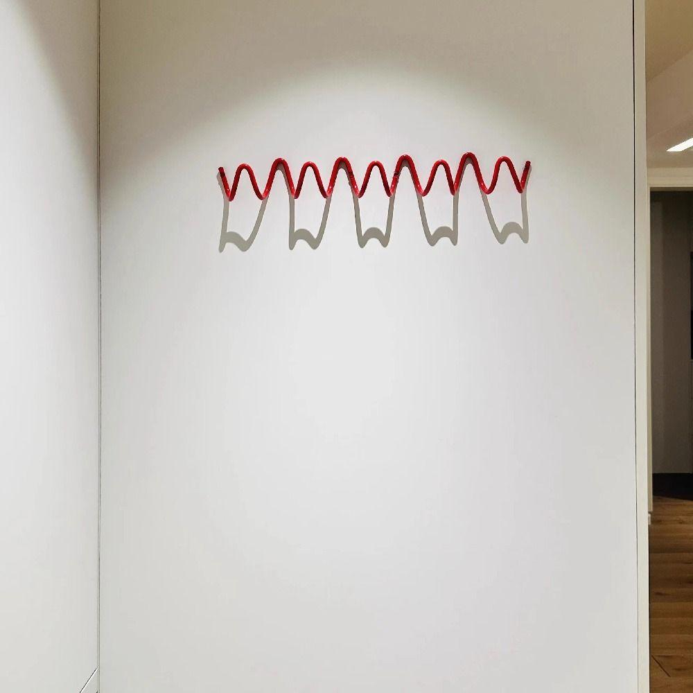 Gancio a Parete in Metallo Impermeabile Minimalista Portaoggetti per Cose Varie per Cucina Camera da Letto