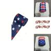 Stylish Independence Day Themed Ribbon Pack Featuring Four Distinctive Patterns For Diy Projects