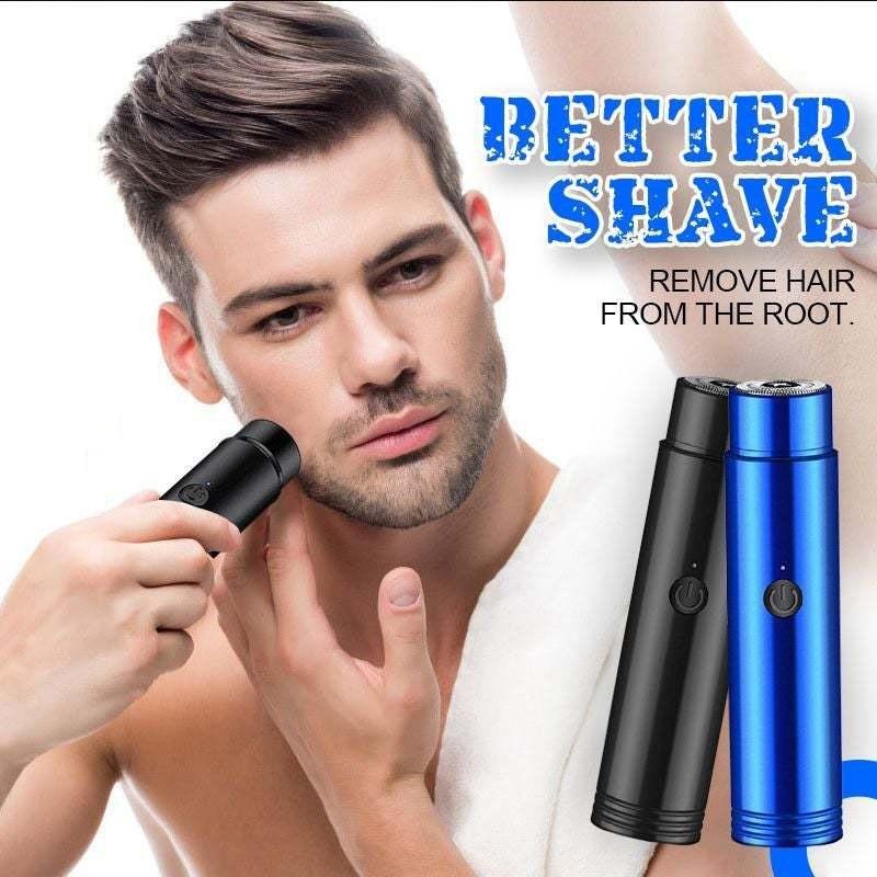 Portable Mini Body Facial Bikini Epilator Hair Removal Trimmer Clipper USB Rechargeable Barber Beard Shaving Tool for Men Women