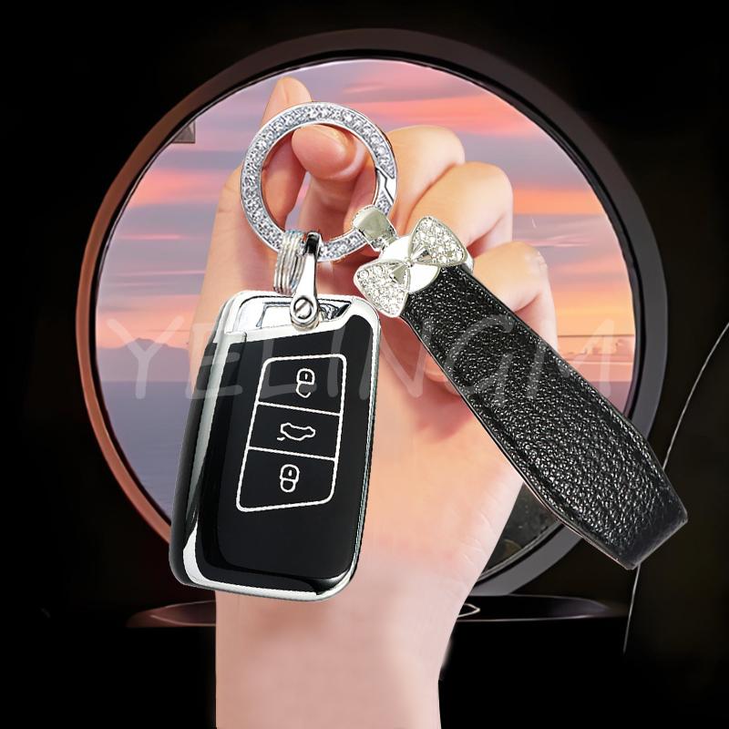 New Style Tpu Car Remote Key Case Cover Protector Shell For Vw Volkswagen Magotan Passat B8 Skoda Superb Kodiaq A7 Tiguan Mk2 Cc