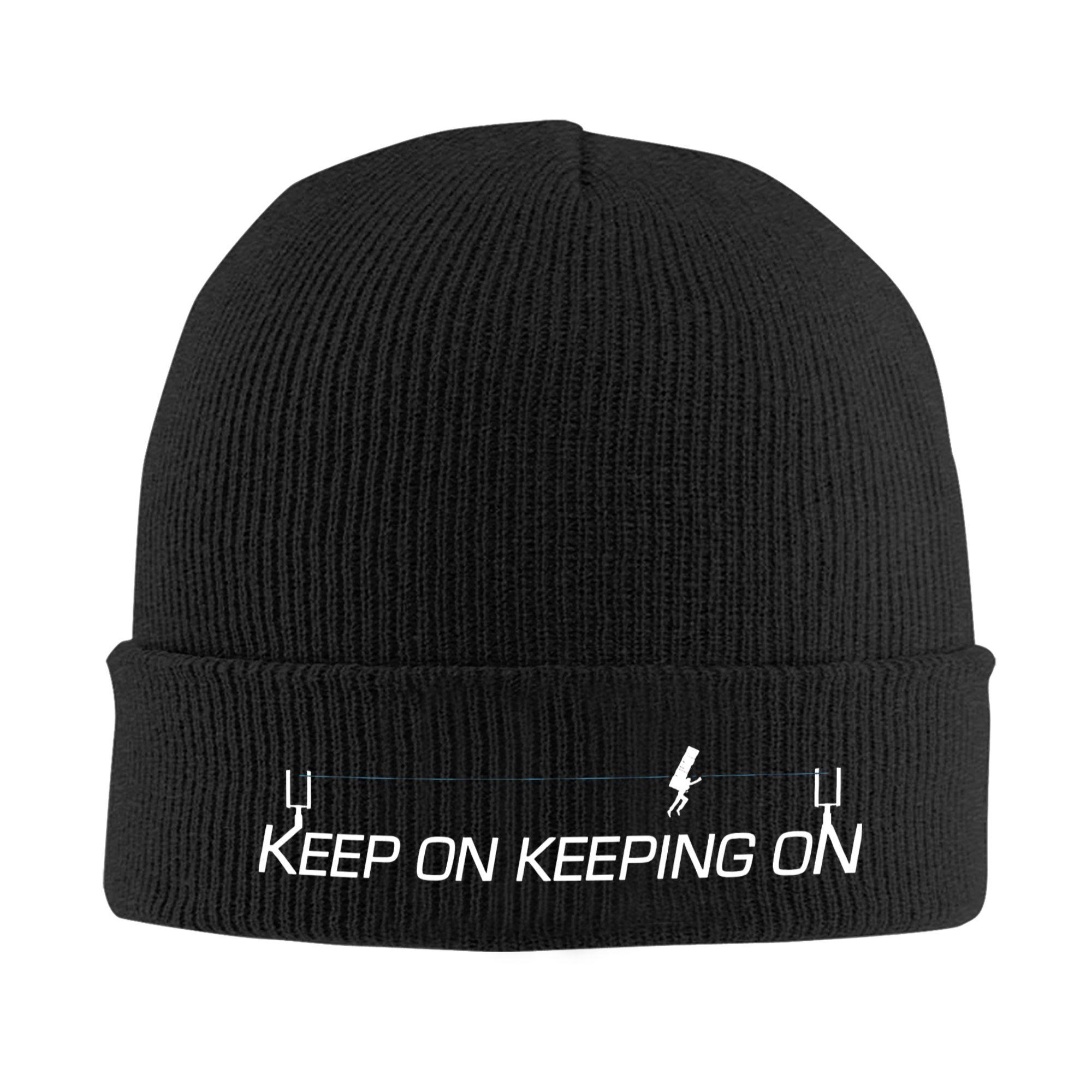 Luden US Space Force    Death Stranding Hats Autumn Winter Beanies Warm  Caps Female Male Acrylic Bonnet One Size