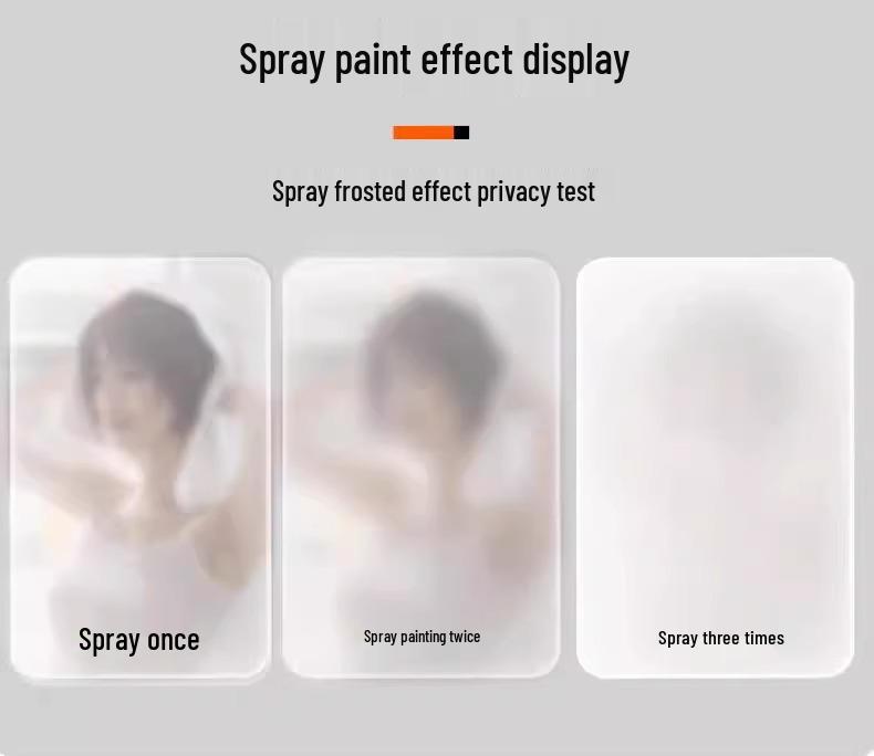 Anti-Peep Frosted Glass Film - Light Blocking, Heat Insulating Privacy Screen for Bathrooms