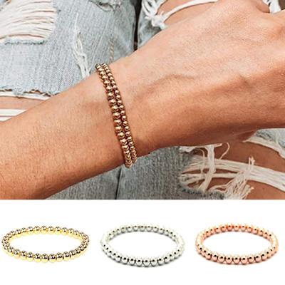 Bracelet Élastique Exquis Colorfast Cuivre Délicat