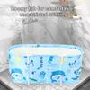 Portable Bathtub Foldable Freestanding Bathtub Soaking Tub Shower Stall Tub Bathroom Folding SPA Bath 1.2m Square