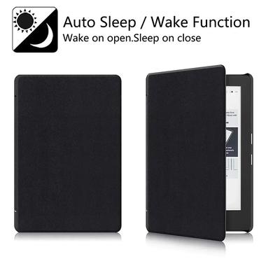Helt nytt Ultratunt Skyddsfodral för Kobo Aura H2O Edition 2 6,8 tum 2017 eReader Mode målat Magnetiskt Smart Cover Funda Capa
