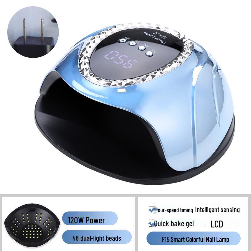 Dual-Hand Smart Sensor LED/UV Nail Lamp for Gel Polish Phototherapy