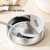 Stainless Steel Kitchen Rack for Ladles, Pot Lids, and Spatulas - Heat Resistant, Anti-Scald, Countertop Organizer.