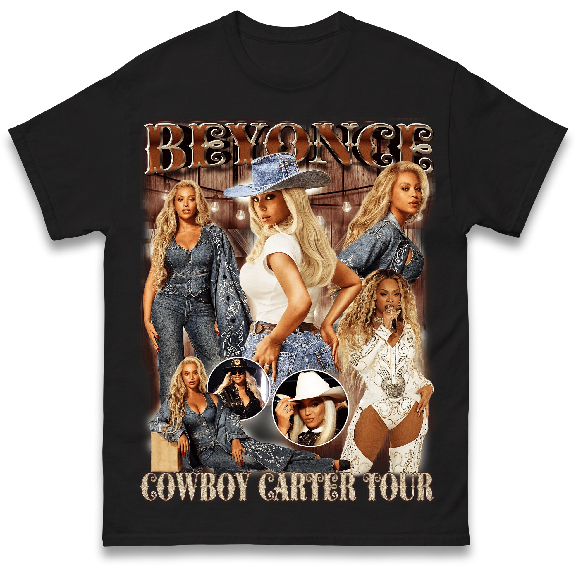 Beyonce Cowboy Carter Tour Bootleg Mens T Shirt Womens Tops Tees 3XL