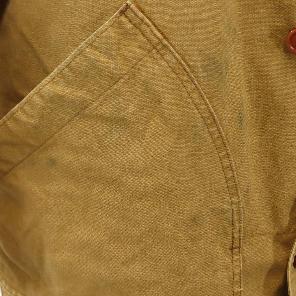 L.L.Bean 80s vintage Hunting jacket Camel Corduroy Collar Outdoor Men's Used