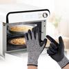 1 Pair BBQ Gloves 500/800 Degrees Celsius Heat Resistance Fireproof Heat Insulation Anti-slip Microwave Mitts Woodworking Supply