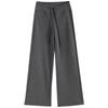 Winter 2026 Damen High-Waist Woll-Schlaghosen mit Plus Samt und Eleganter Drapierung