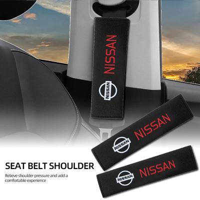 2Pcs Car Seat Shoulder Belt Cover Protector Pad Auto Accessories For X-Trail T32 T31 Qashqai Tiida Teana Car Styling