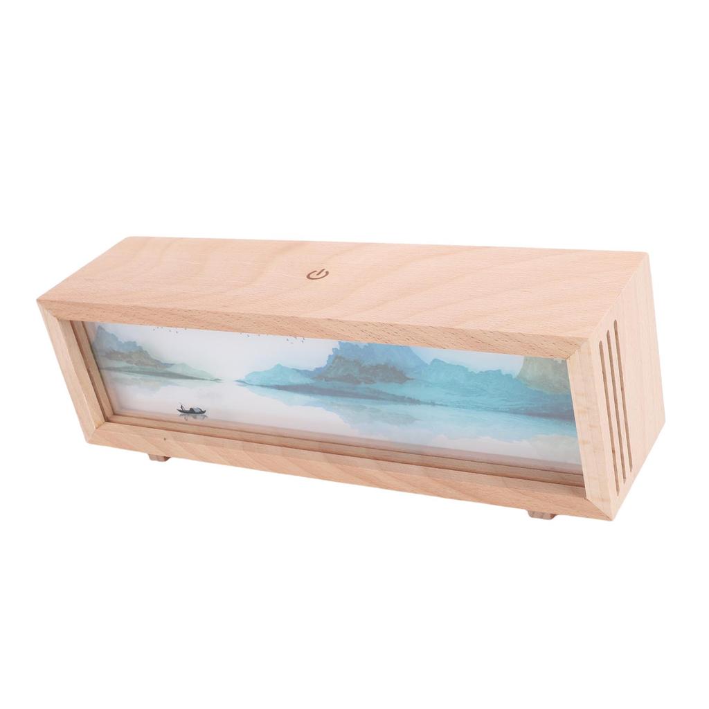 Touch Bedside Lamp 3 Color Dimmable Rechargeable Canvas Shaped LED Night Light for Bedroom Style C
