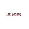 2024 New style Two tone Letters Numbers Emblem E43 E53 E63s for Car Fender Trunk Rear W212 W213 W214 Sticker Logo Accessories