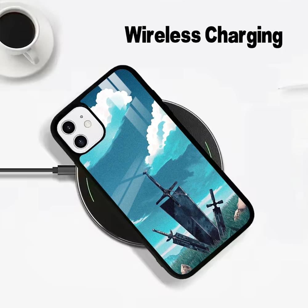 

Hot anime-Black-C- Clover Wireless charging phone case compatible with iPhone 17/16/15/14/13/12/11 iPhone17ProMax