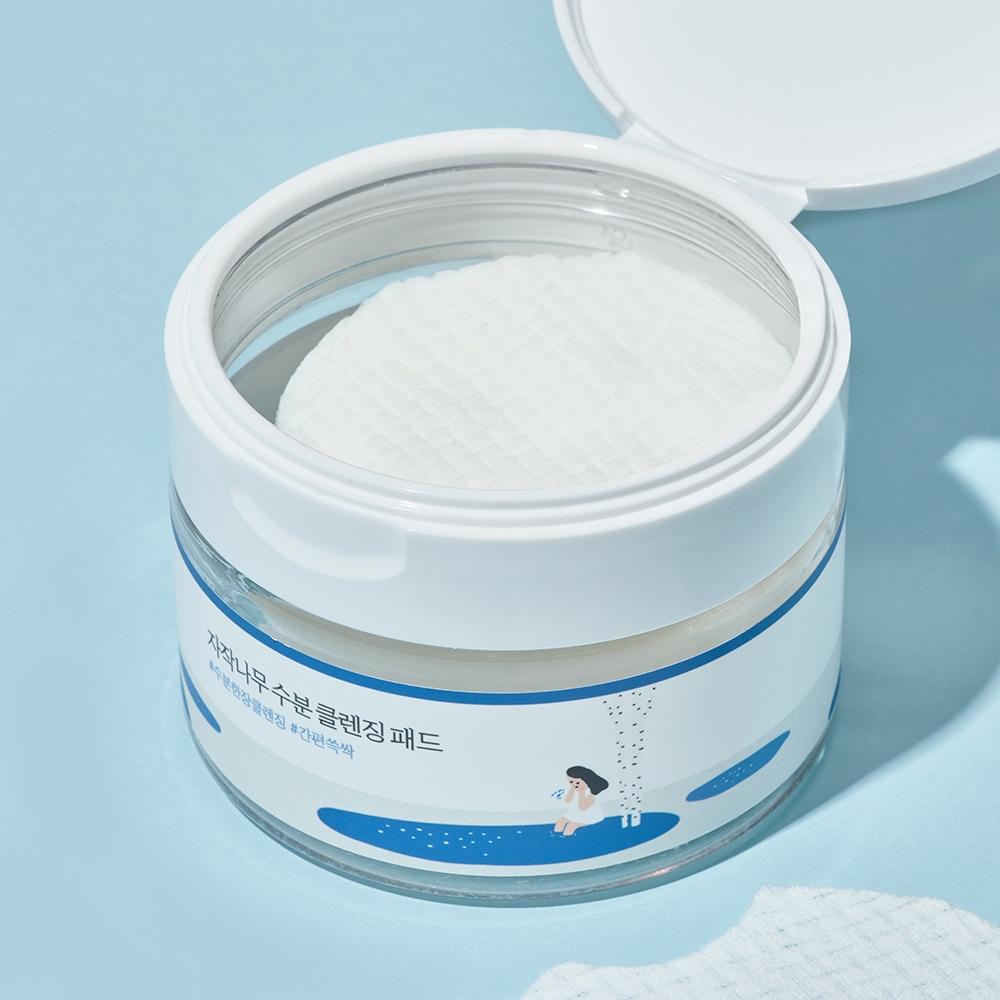 

Увлажняющие очищающие подушечки Round Lab Birch Tree, 60 листов