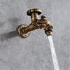 Antique Mop Tap Faucet Bibcock Faucet Garden Faucet Crane Brass Gray Bathroom Mop Sink Faucets  Water Taps Garden