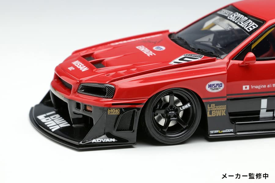 Make up EIDOLON Super Silhouette Skyline Tokyo Auto Salon 2022 Completed Product LB010C 1/43 LB-ER34