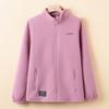 Mom's New Granular Fleece Jacket, Spring and Autumn Fleece Thickened Warm Cardigan, Medium and Old Women's Top