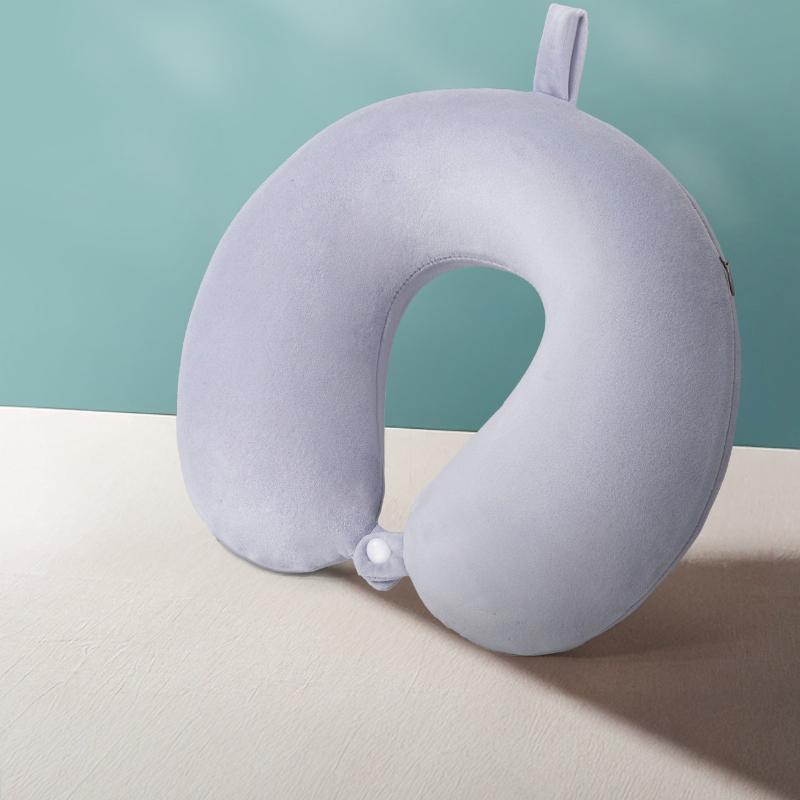 1 Stück Auto Nackenkissen Weiches Reisekissen mit Schaumstoffpartikeln für Komfort in Flugzeugen, Autos und zur Heim- oder Büroanwendung