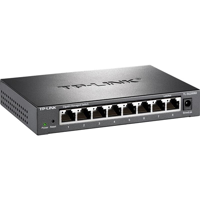 Tp-Link TL-SG2008D 8-Port Full Gigabit Smart Cloud Managed Switch