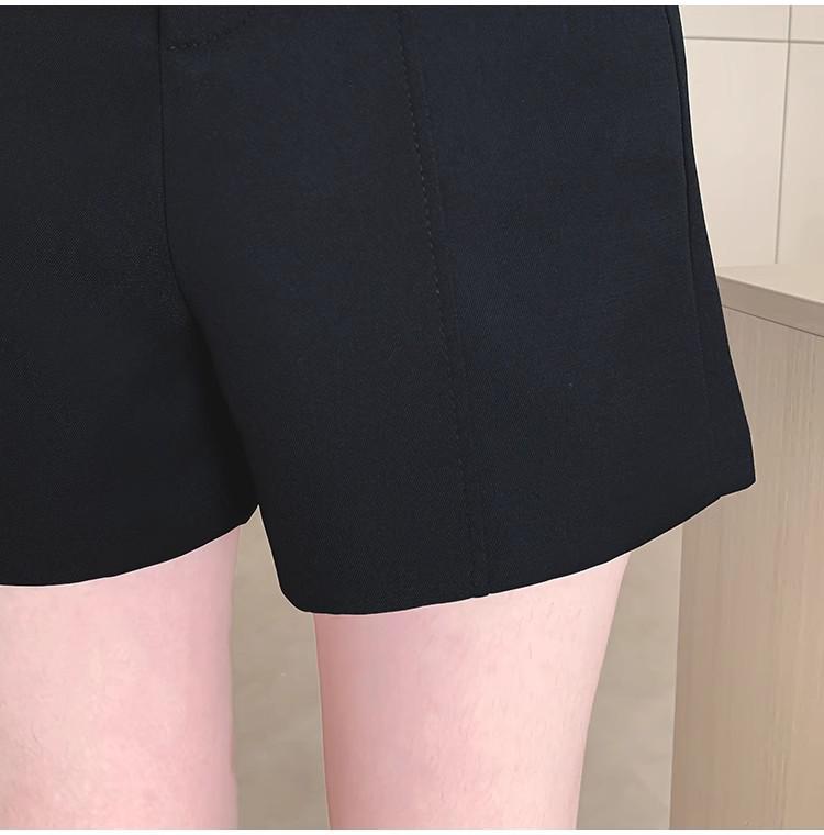 Damen Graue High-Waist A-Linien Shorts - Schlankmachend, Locker, Lässige Sommerbekleidung