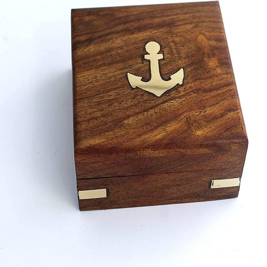 For I AM The Lord Your God Camping Compass Engraved with Compass  Gift Box