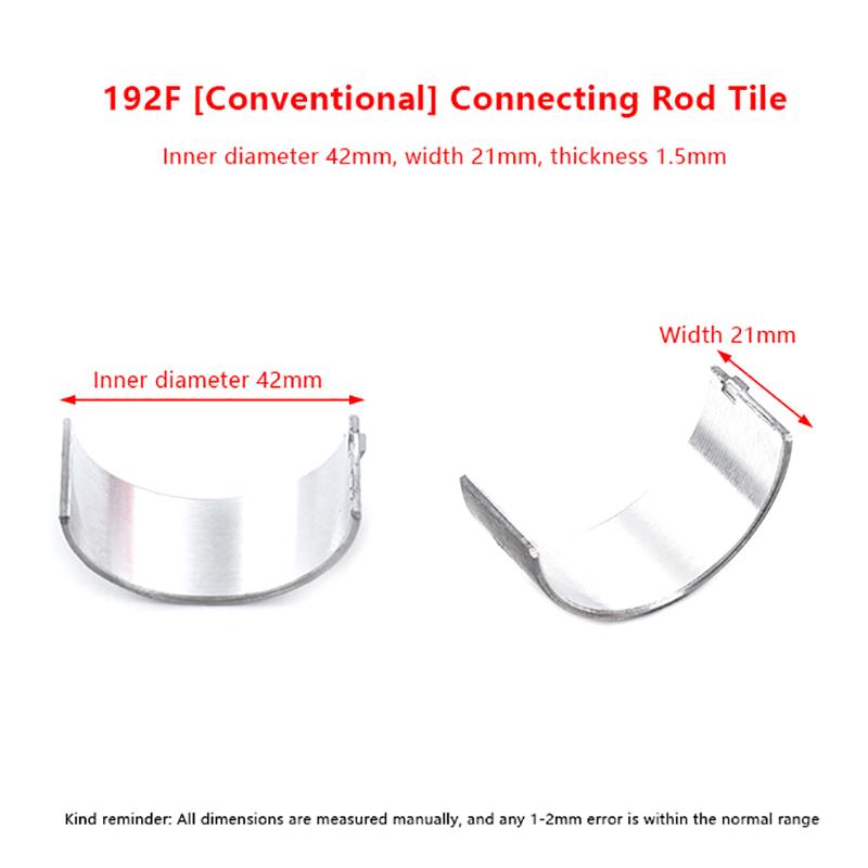 170F 173F 178F 186Fa 188F 192F 1100F Panewka korbowodowa Części silnika Diesla chłodzonego powietrzem Małe łożysko