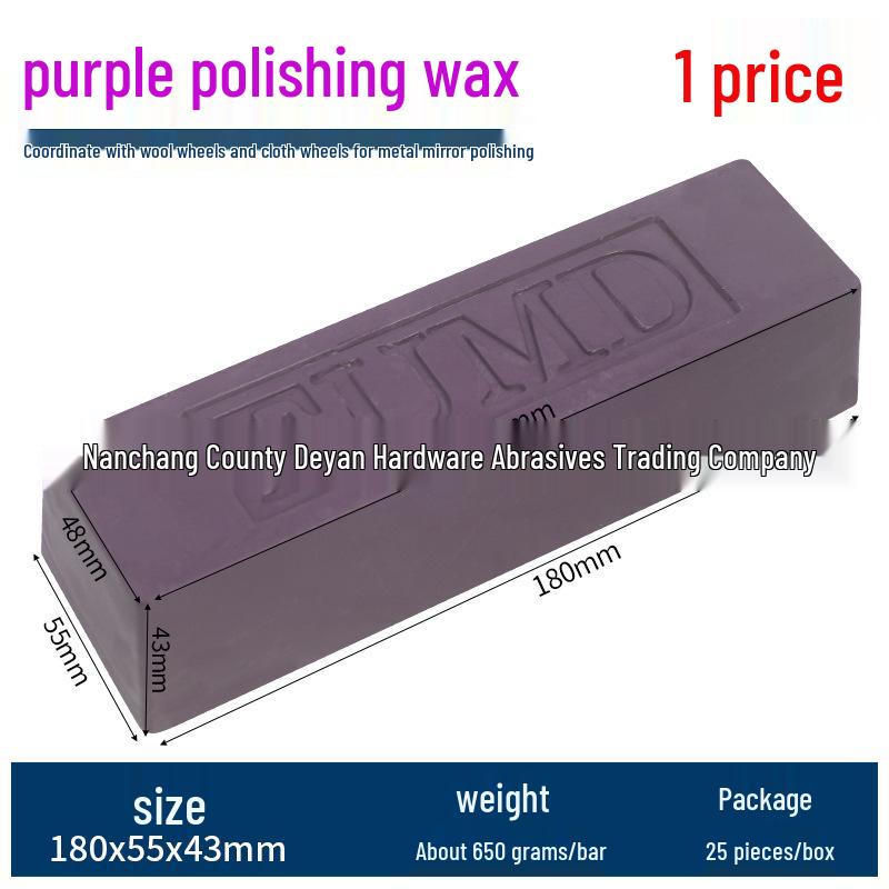 Stainless Steel & Metal Polishing Paste - White, Green, Purple Wax for Copper & Aluminum Repair