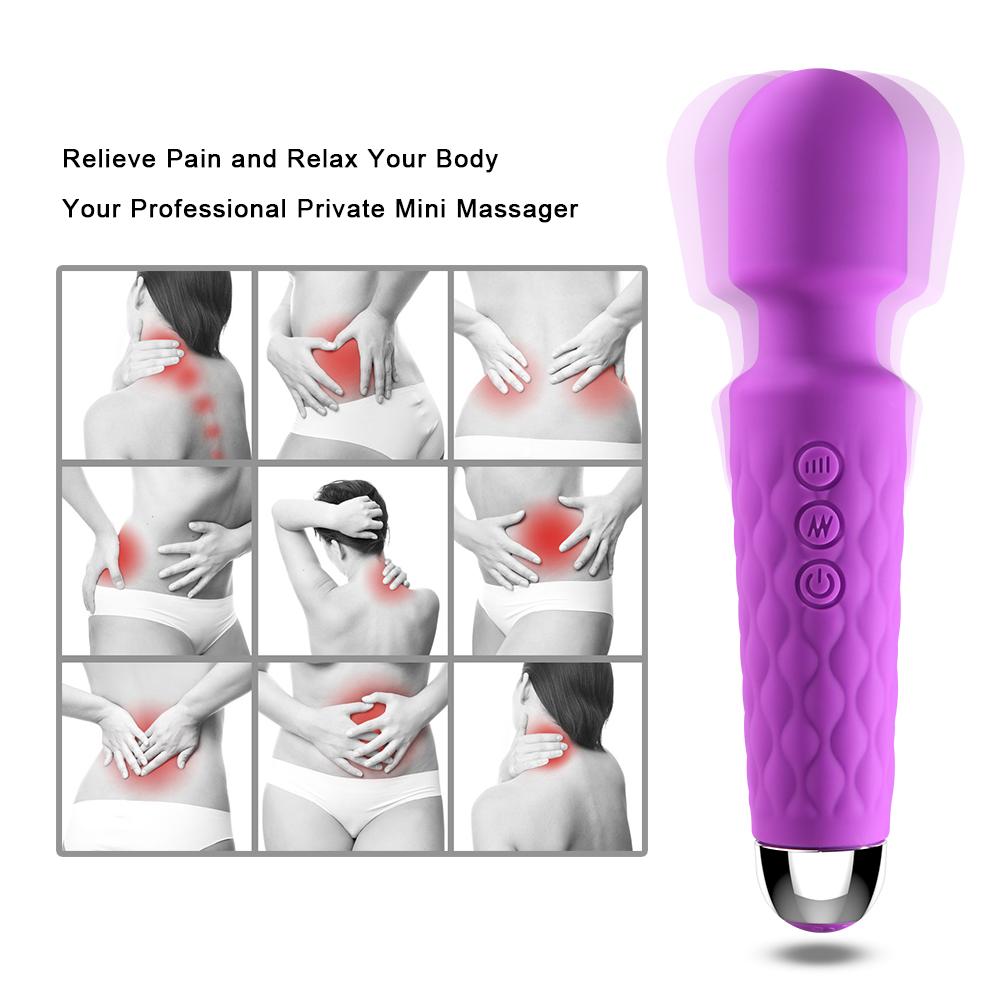 Powerful Magic Wand Vibrators for women G Spot Clitoris Stimulator Dildo Wand Massager Masturbator AV Stick Sex Toys for