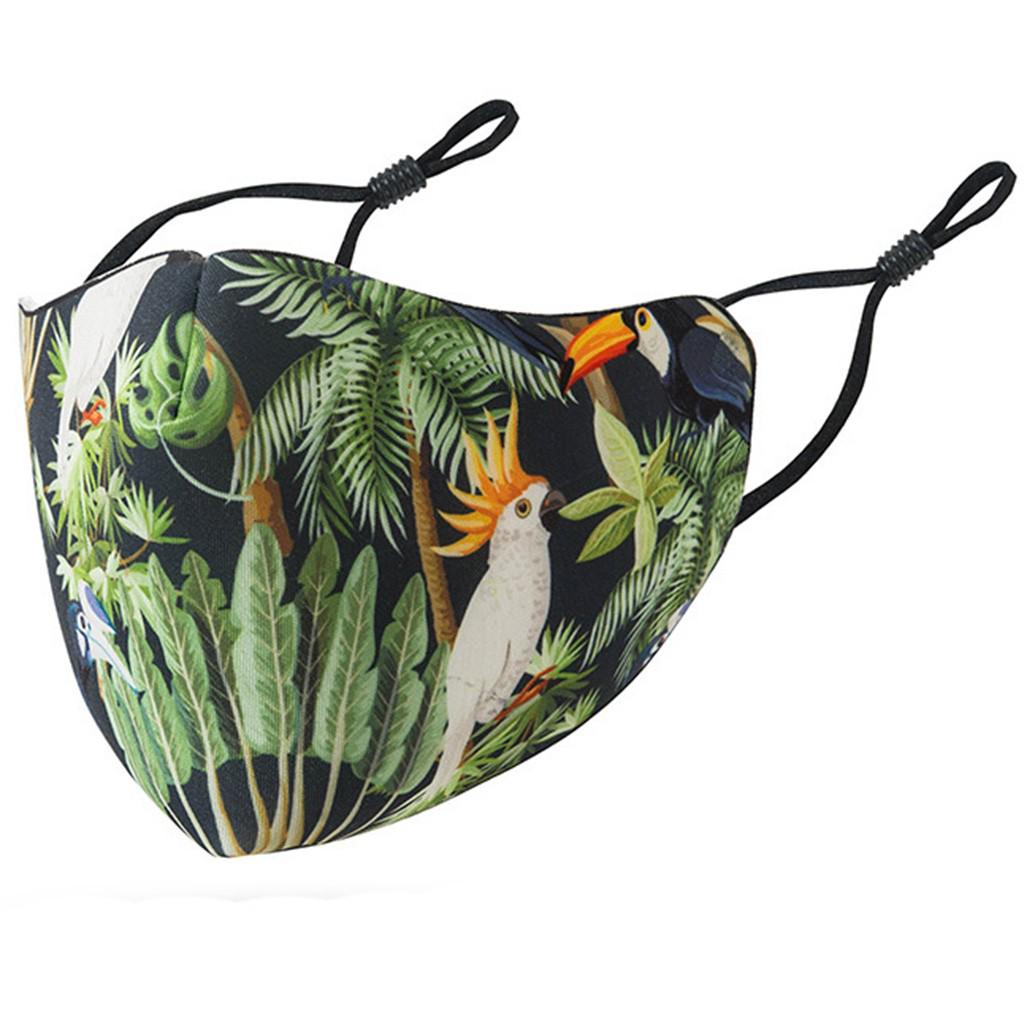 Mask Seal Respirator Unisex Cute Printing Outdoor Mouth Mask Washable Reuse Face Mask Mascaras Faciais Gripe Maske