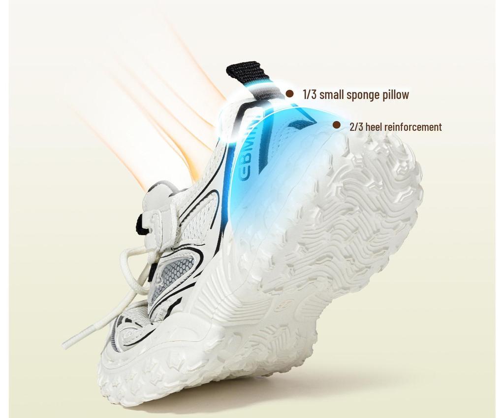 Yingbeimini 2026 Spring Kids' Sports Shoes - Shock Absorbing Boys' Sneakers & Casual Girls' Running Shoes